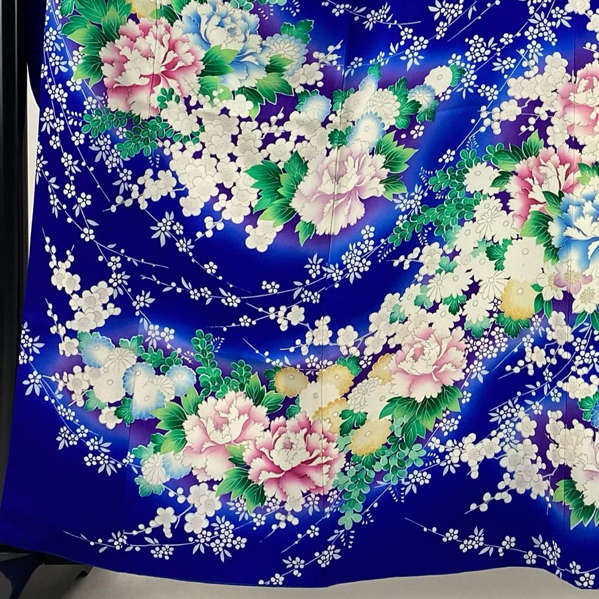 321 振袖フルセット 正絹 青紫 銀彩 刺繍 暈し染め 華やか ギャル 321 振袖フルセット 正絹 青紫 銀彩 刺繍 暈し染め 華やか ギャル