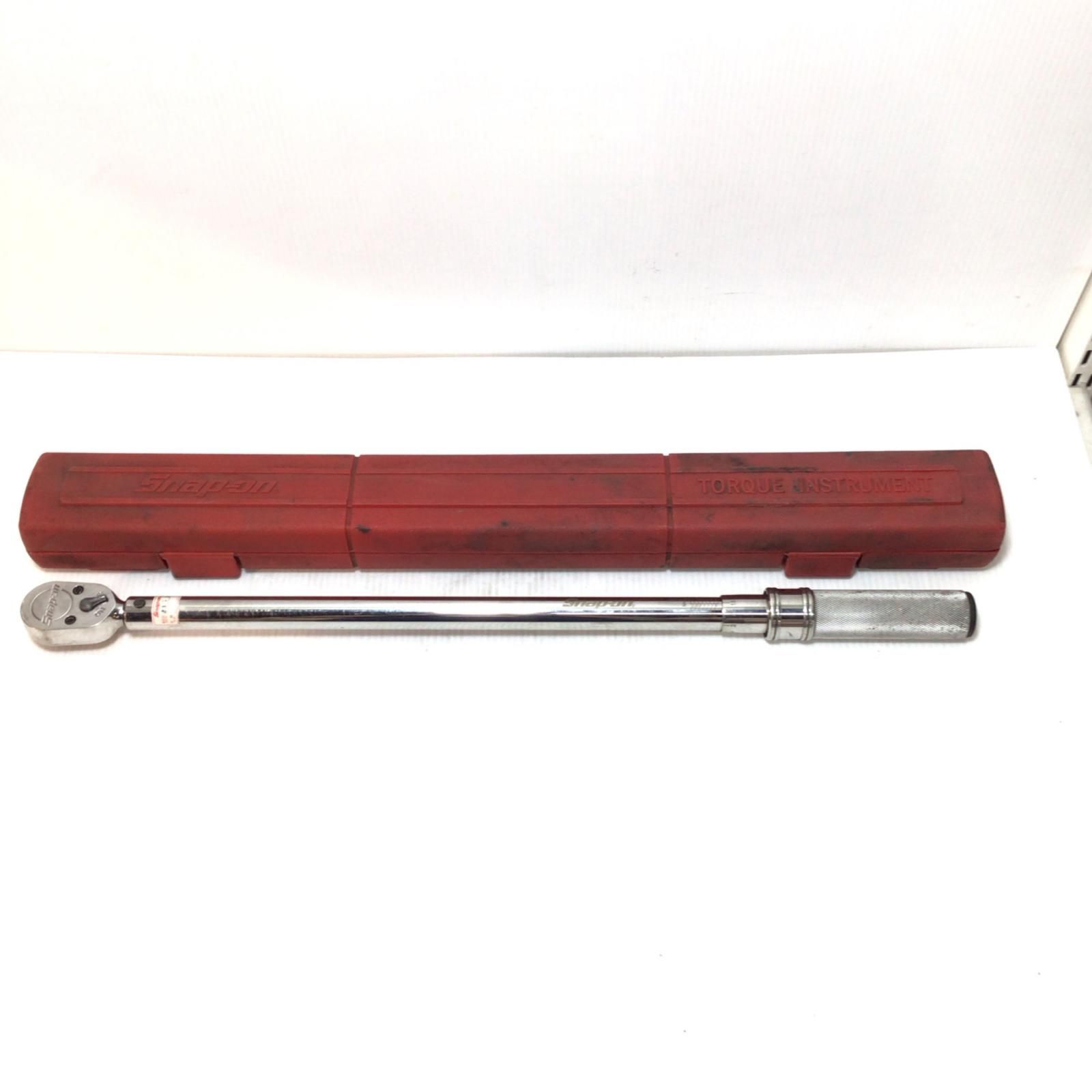 ΘΘSnap-on スナップオン トルクレンチ 程度B ケース付 キズ ヨゴレ有 QD3RN350