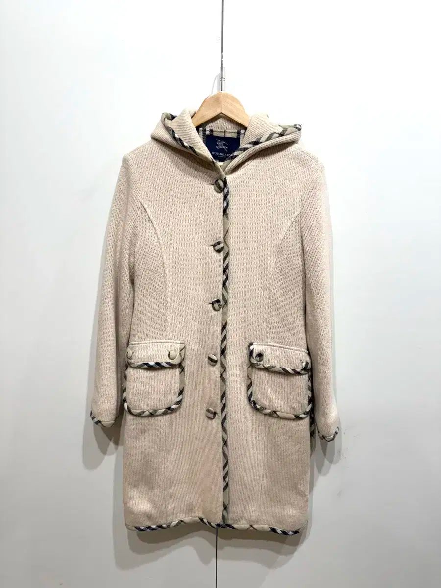 BURBERRY バーバリー ニット フード コート