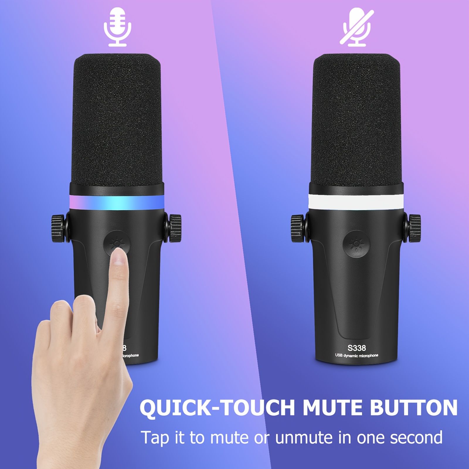 XLR|USB プロフェッショナルダイナミックマイクキット