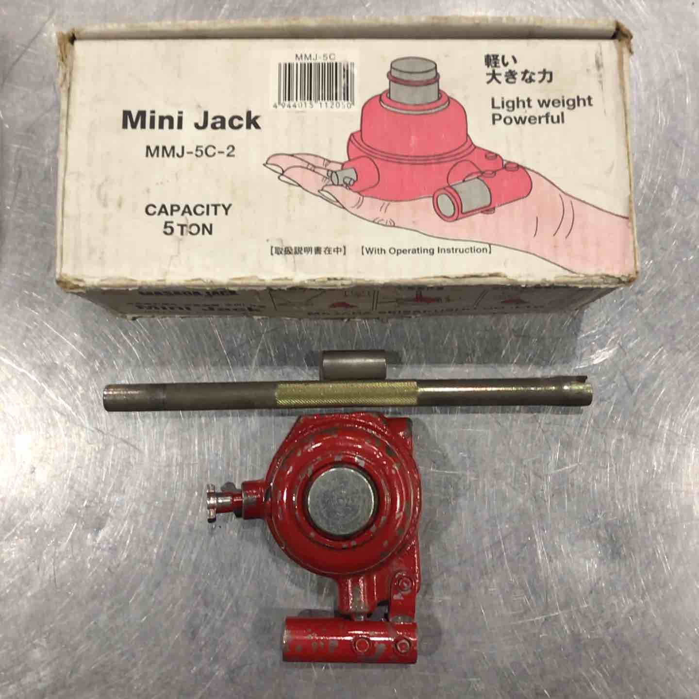 ◇中古品◇MASADA JACK ミニ油圧ジャッキ MMJ-5C-2 計2個セット（