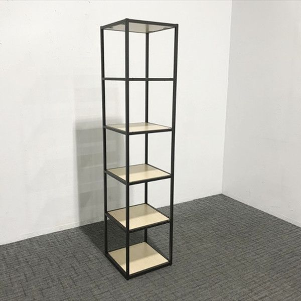 アウトレット オープン書庫 アスプルンド 5段コーナーシェルフ ブラック