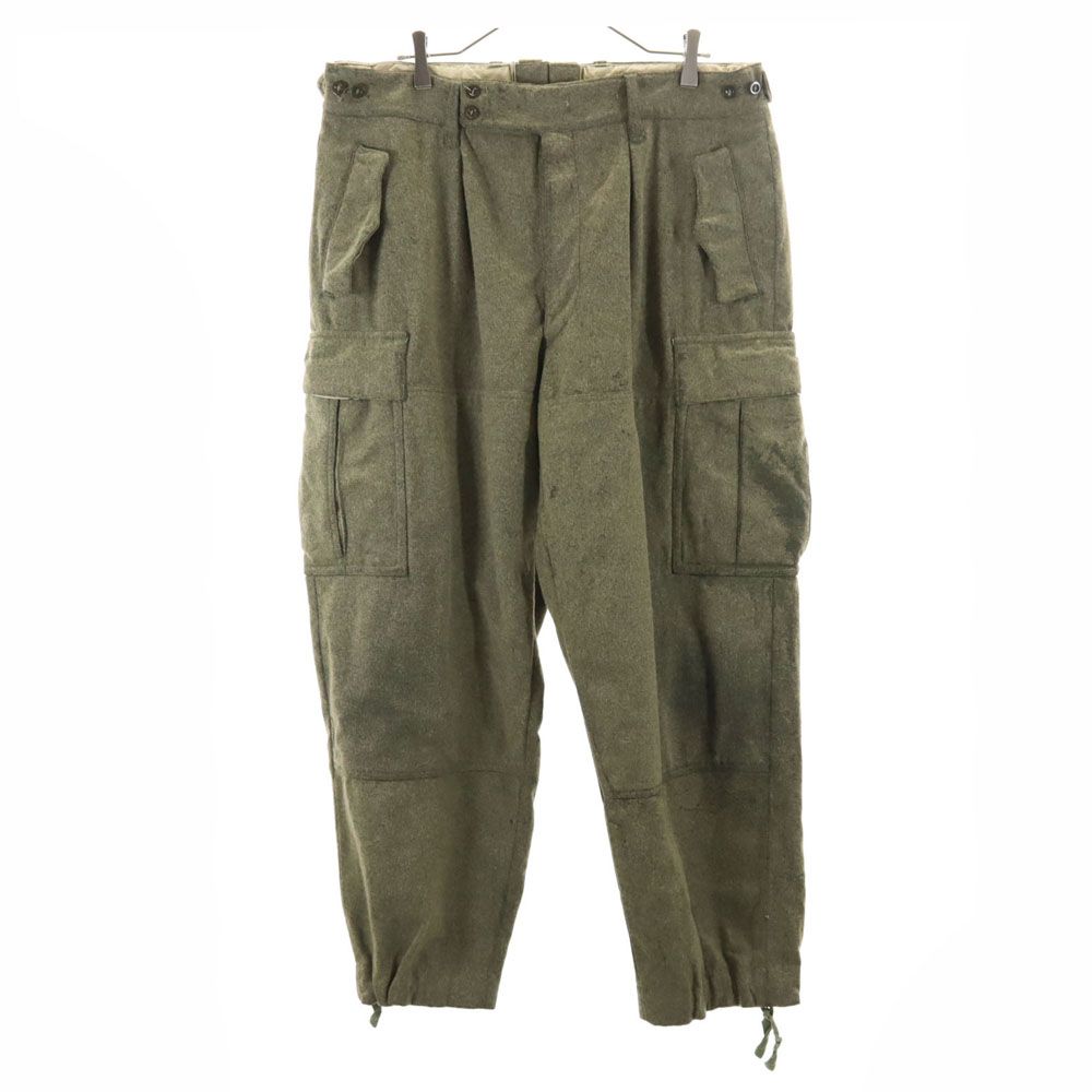 ドイツ軍 ダブルニー カーゴパンツ 14 オリーブ GERMAN MILITARY ミリタリー メンズ