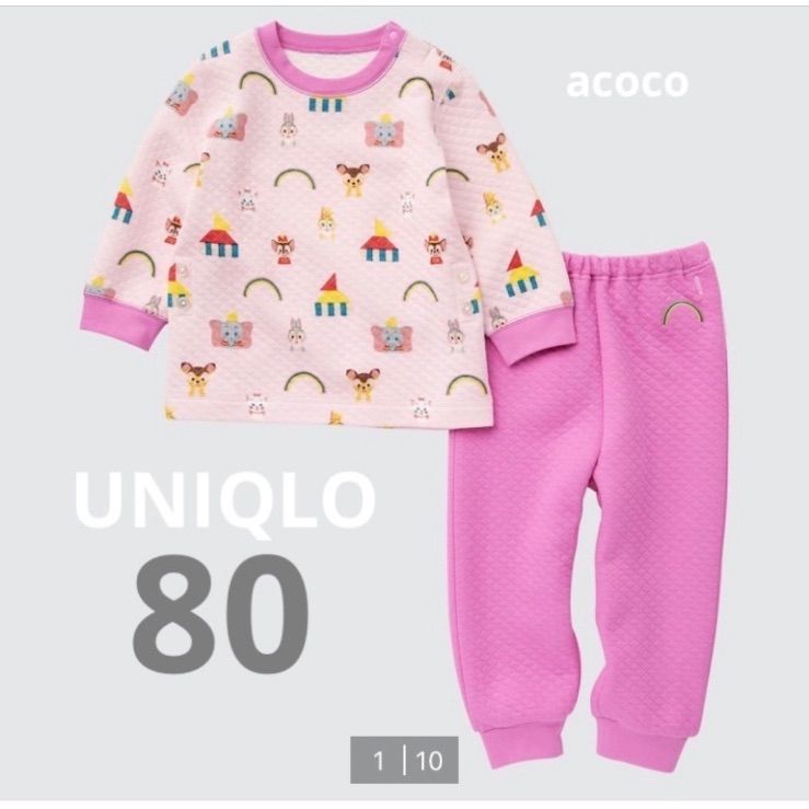 UNIQLO キディア ディズニー パジャマ 80 - パジャマ