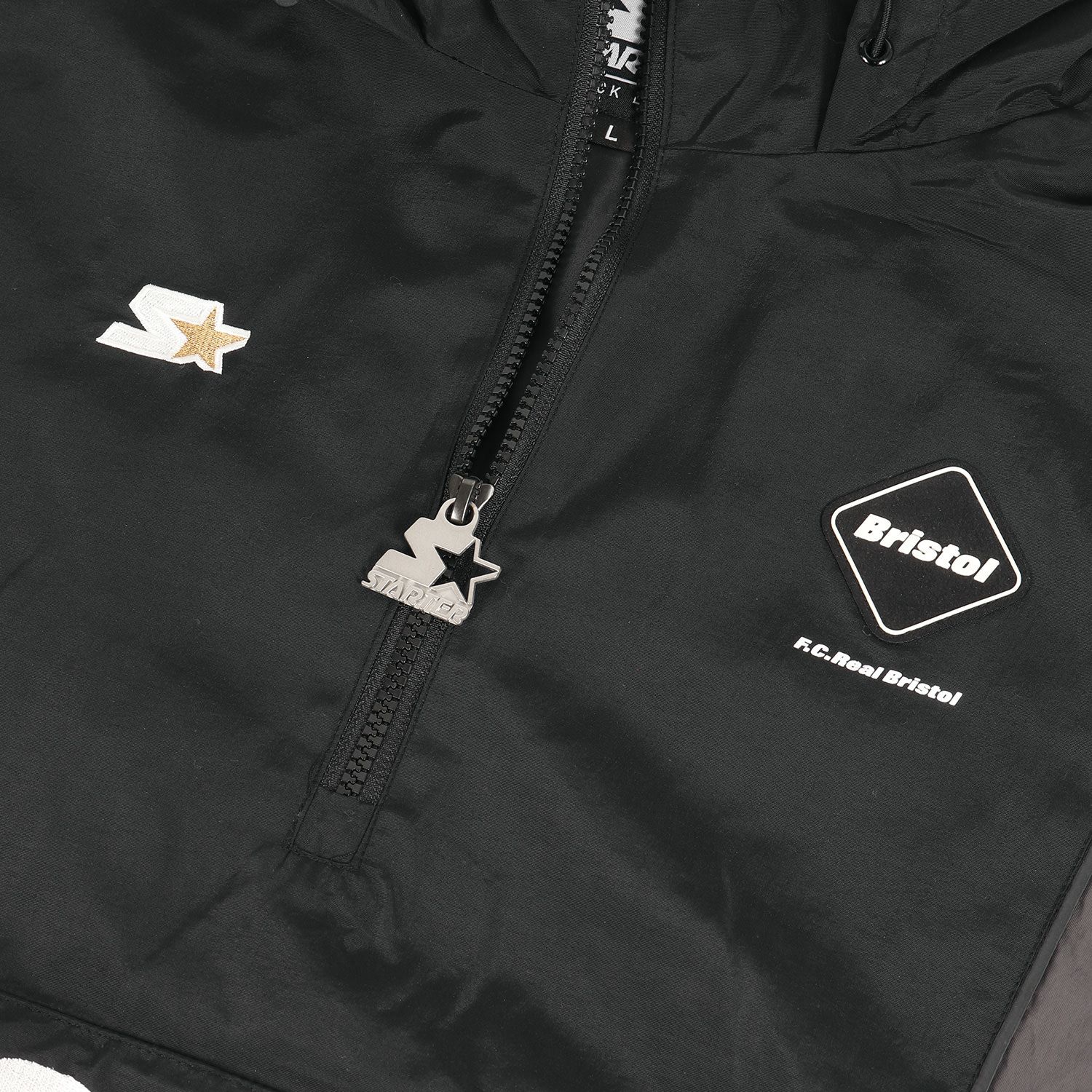 F.C.Real Bristol STARTER アノラックJKT ブラック l 【公式通販】
