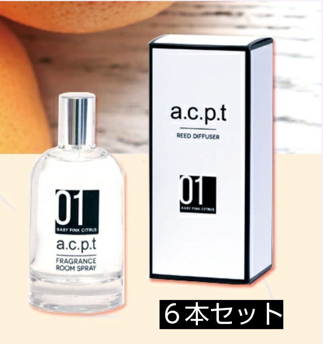 【新品未使用】お得な6本セット★a.c.p.t BLACK フレグランス ルームスプレー 100ml 6本セット おしゃれ・アロマ・香水・プレゼント・プチギフト・女子会・インテリア・ルームフレグランス・芳香剤