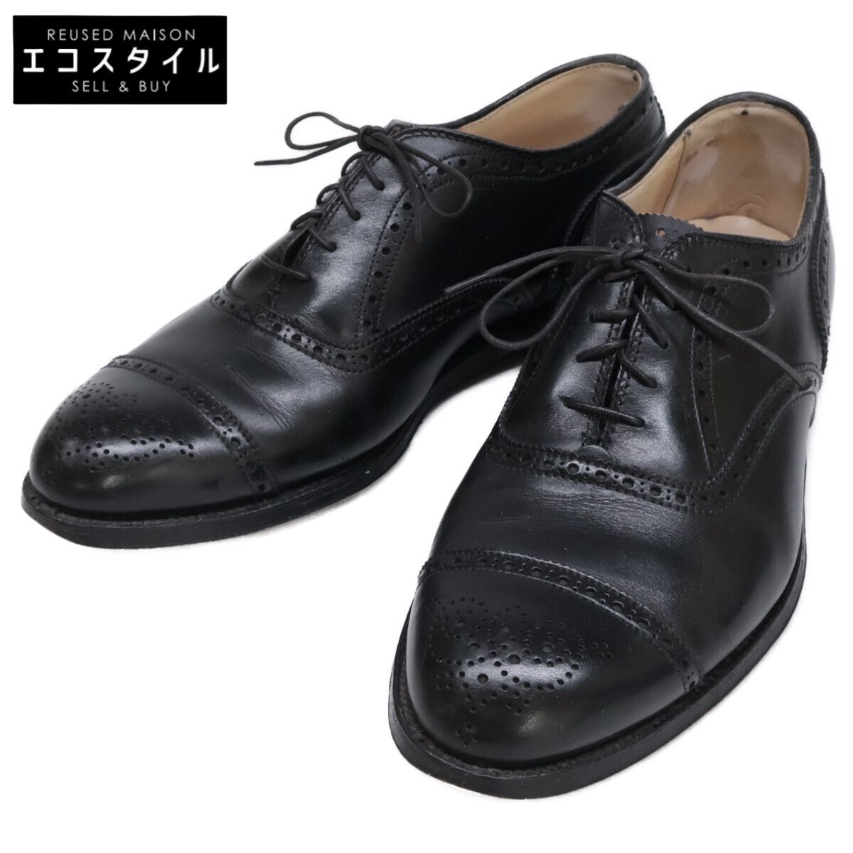 Alden オールデン THE ALDEN SHOP SAN FRANCISCO オールデンショップサンフランシスコ別注 909 ハンプトンラスト セミブローグ メダリオン シューズ 8 1|2EEE