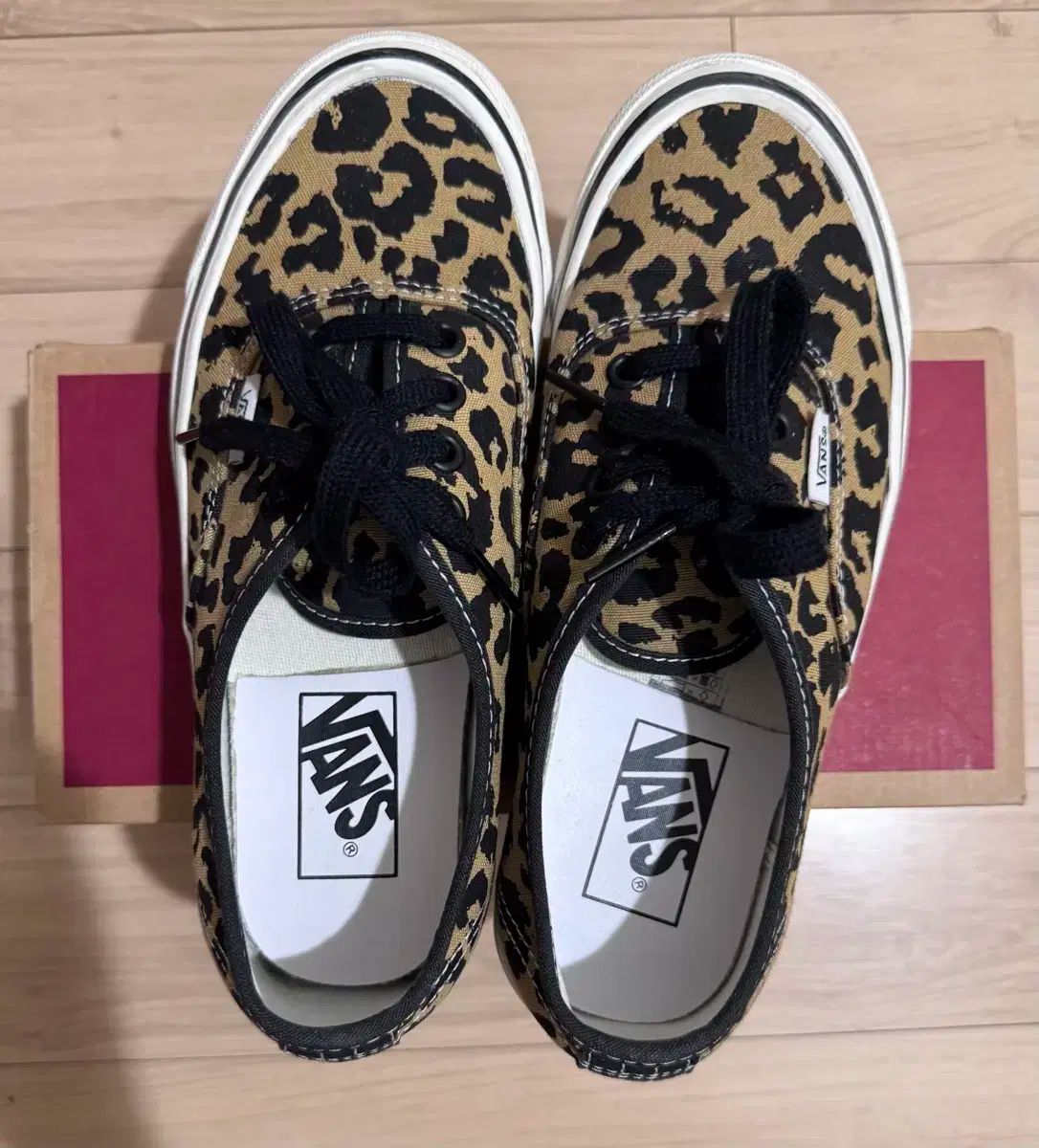 vans premium authentic 44 レオパード