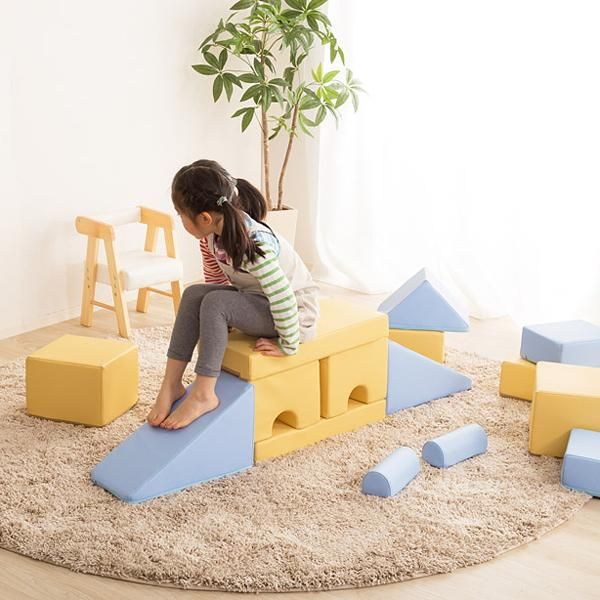 積み木 クッション 知育玩具 素材 安心 安全 革 PVCレザー 保育園 幼稚園 託児所 病院 キッズスペース 商業施設 遊び場 プレイルーム 遊び道具 遊具 szo-sh-07-tmk-8