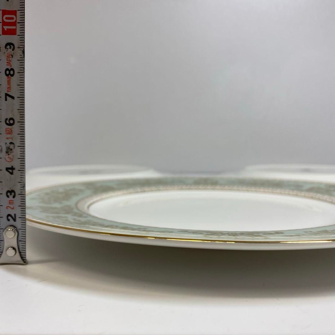 ☆洋3ウェッジウッド　コロンビアセージグリーン　ディナープレート6枚27.3㎝ ☆洋3ウェッジウッド コロンビアセージグリーン ディナープレート6枚