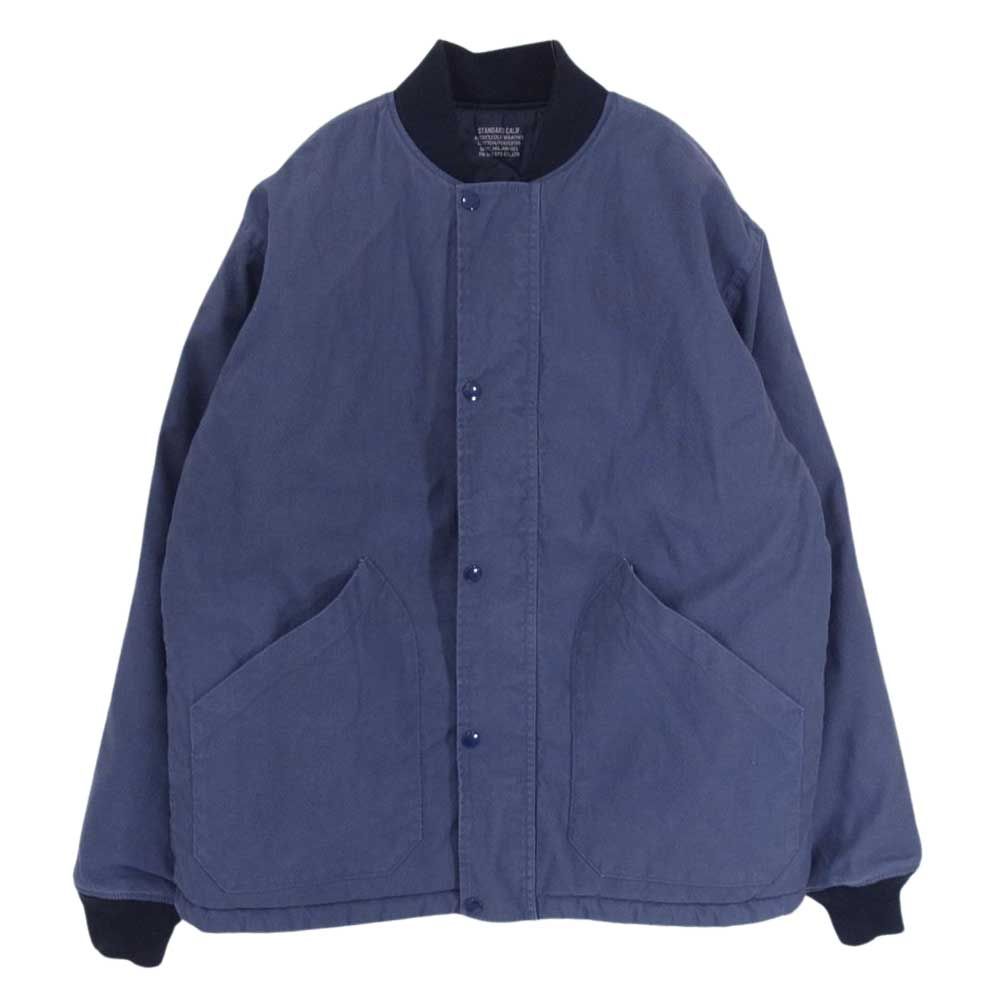 STANDARD CALIFORNIA スタンダードカリフォルニア SD Reversible Deck Jacket リバーシブル デッキ  ジャケット キルティング ネイビー系 XL【中古】