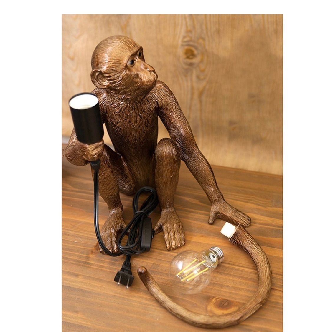 テーブルランプ サル