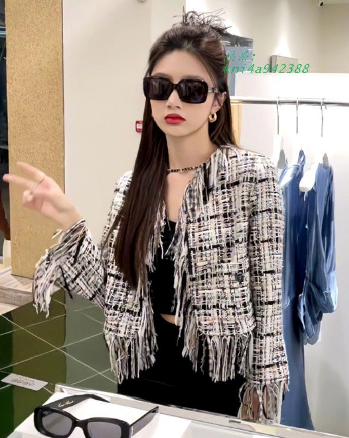 ツイードジャケット レディース ノー半袖 夏 秋 20代 30代 画像の色 40代 大人 50代華やか kni4a942388