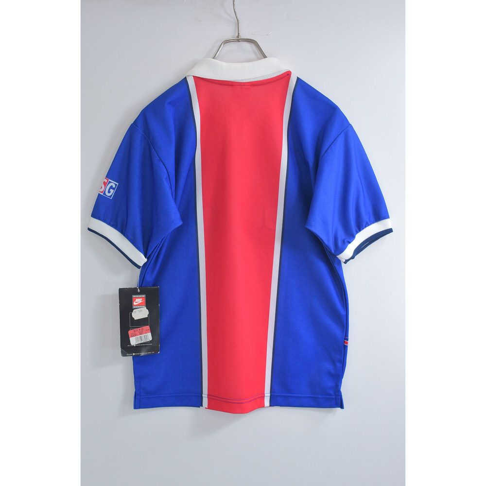 デッドストック 90s NIKE ナイキ PSG パリ・サンジェルマン サッカー ゲームシャツ ヴィンテージ ボーイズLサイズ ビンテージ  レディースM相当
