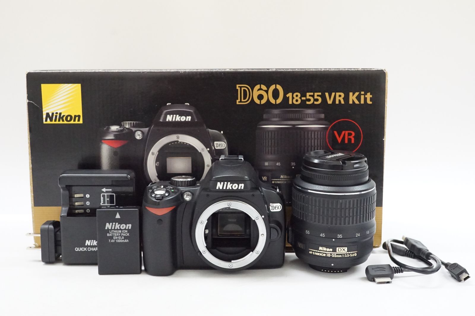 Y34610-2)Nikon ニコン デジタルカメラ D60 デジタル一眼 18－55 