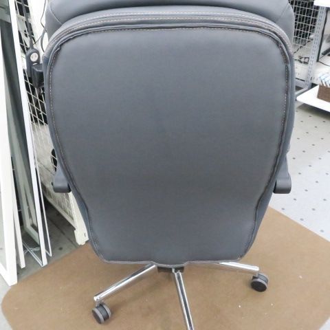 ニトリ ワークチェア デスクチェア リカルド ブレスレザー BK - メルカリ