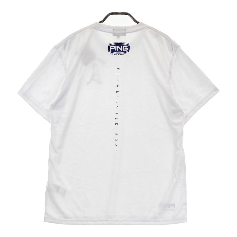 サイズ L PING ピン モデル 半袖Tシャツ ホワイト系 240101529177 ゴルフウェア メンズ ストスト