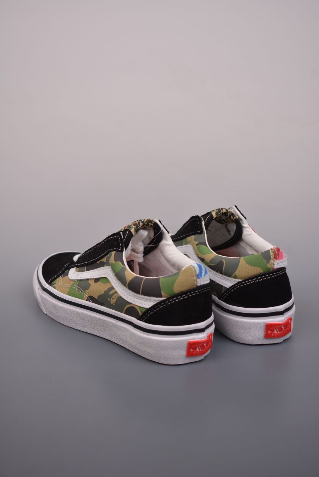今日特価】BAPE X Vans Old Skool コラボレーション スニーカー