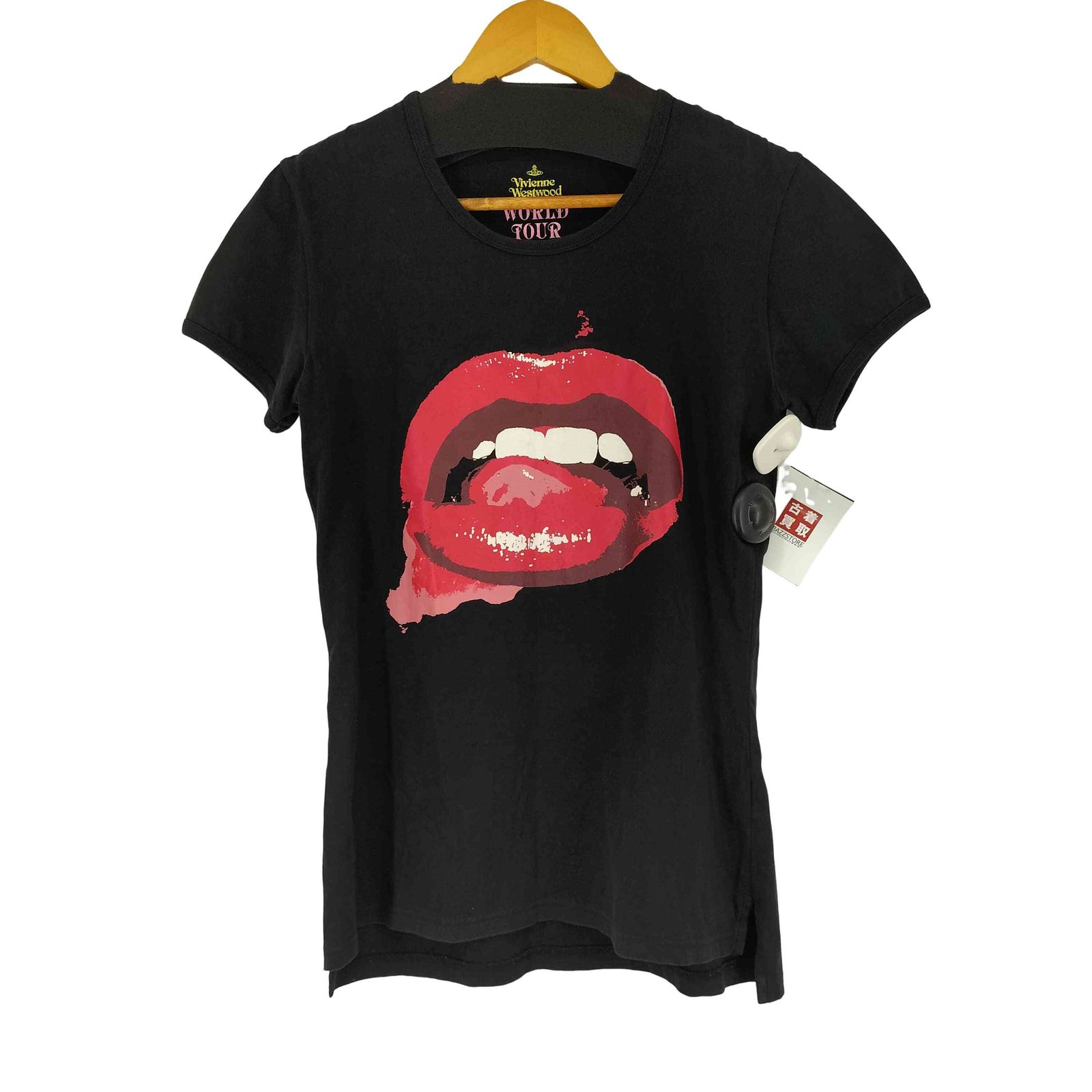 ヴィヴィアンウエストウッド Vivienne Westwood WORLD TOUR フロントプリント S|S Tシャツ メンズ import L