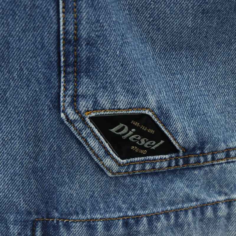 ディーゼル DIESEL D-ROLK デニムジャケット Gジャン ジージャン L 青  