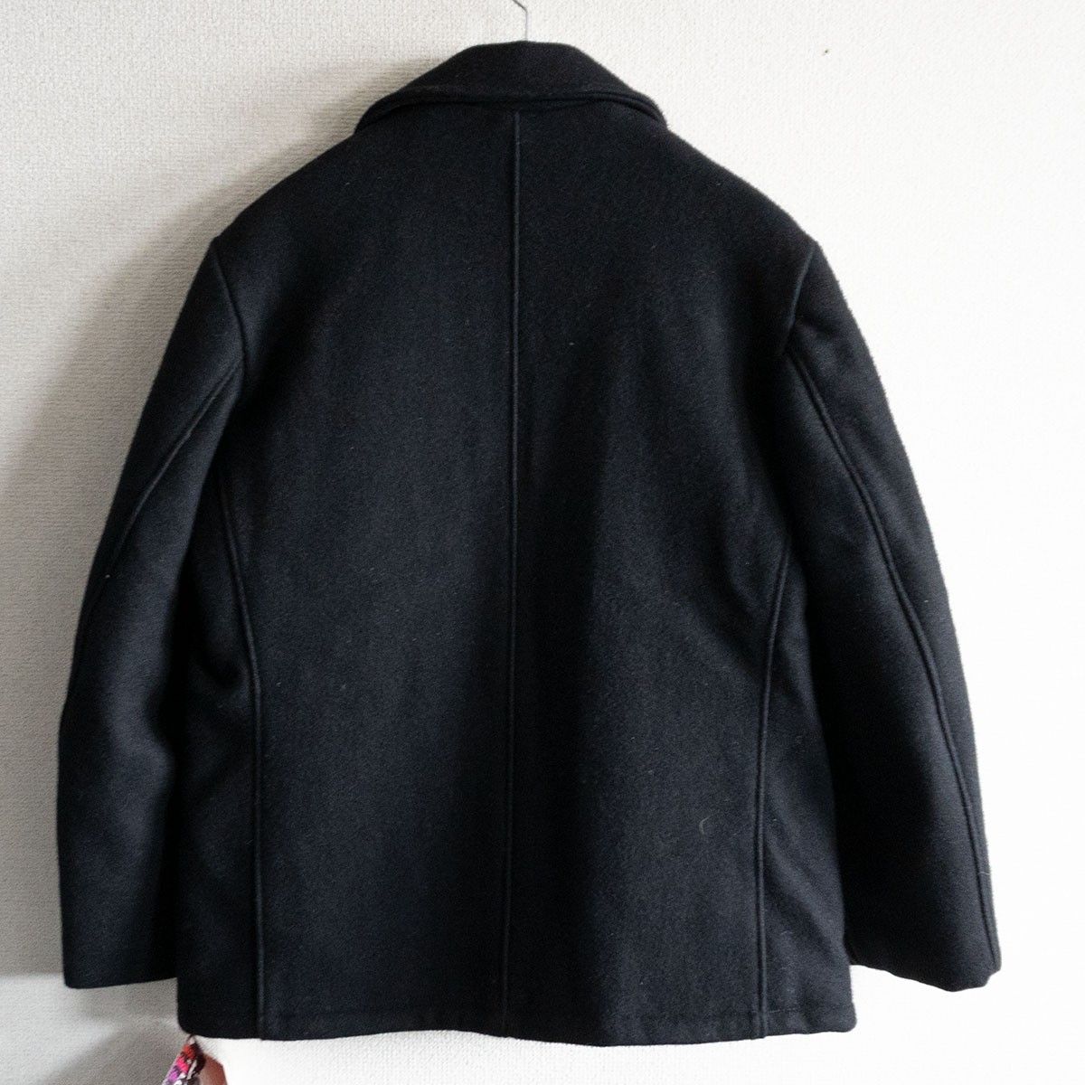 SCHOTT 736A シングル ピーコート M ブラック アメリカ製 ショット 25100878