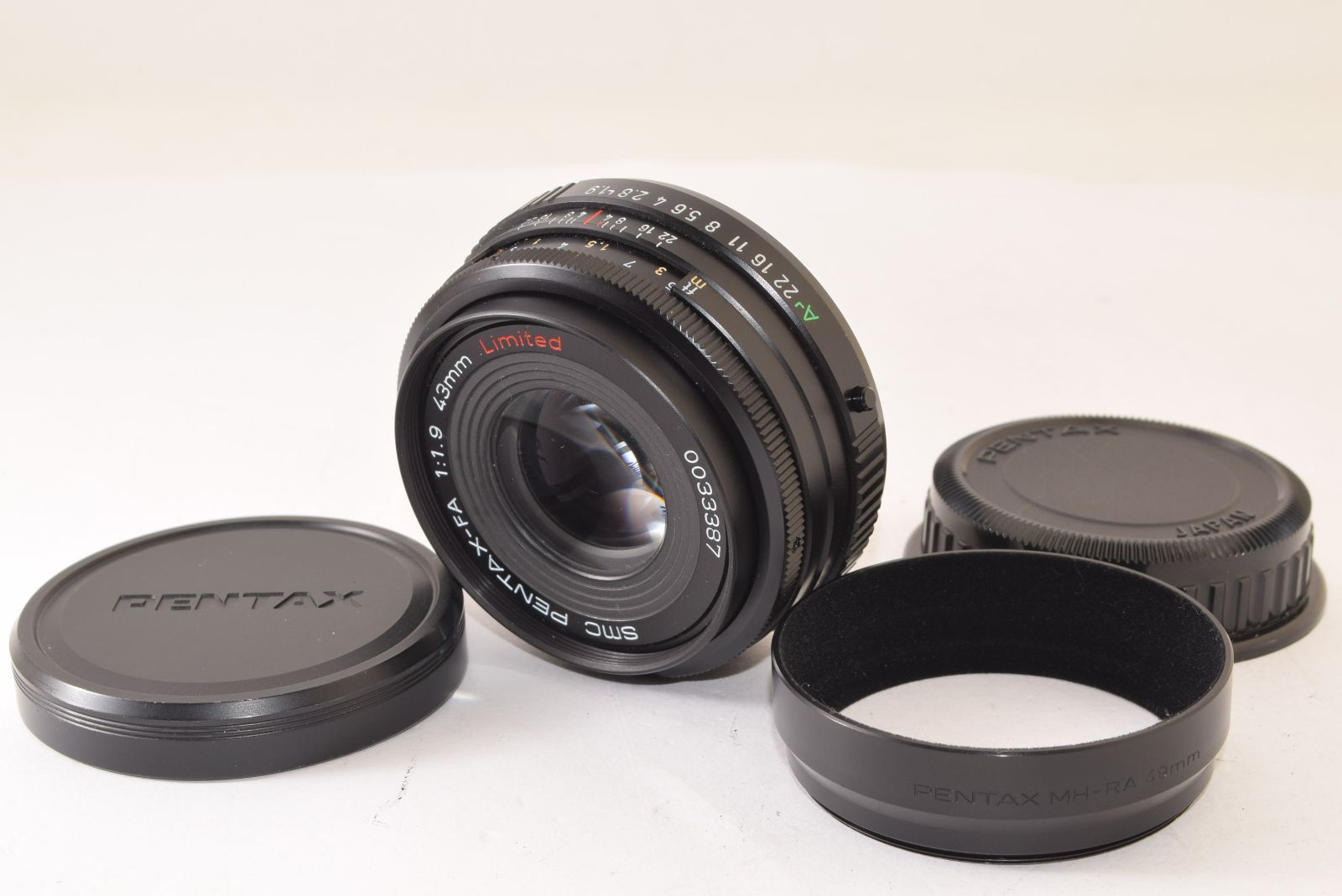 上品 ペンタックス smc PENTAX-FA 43mm F1.9 Limited ブラック 2507087