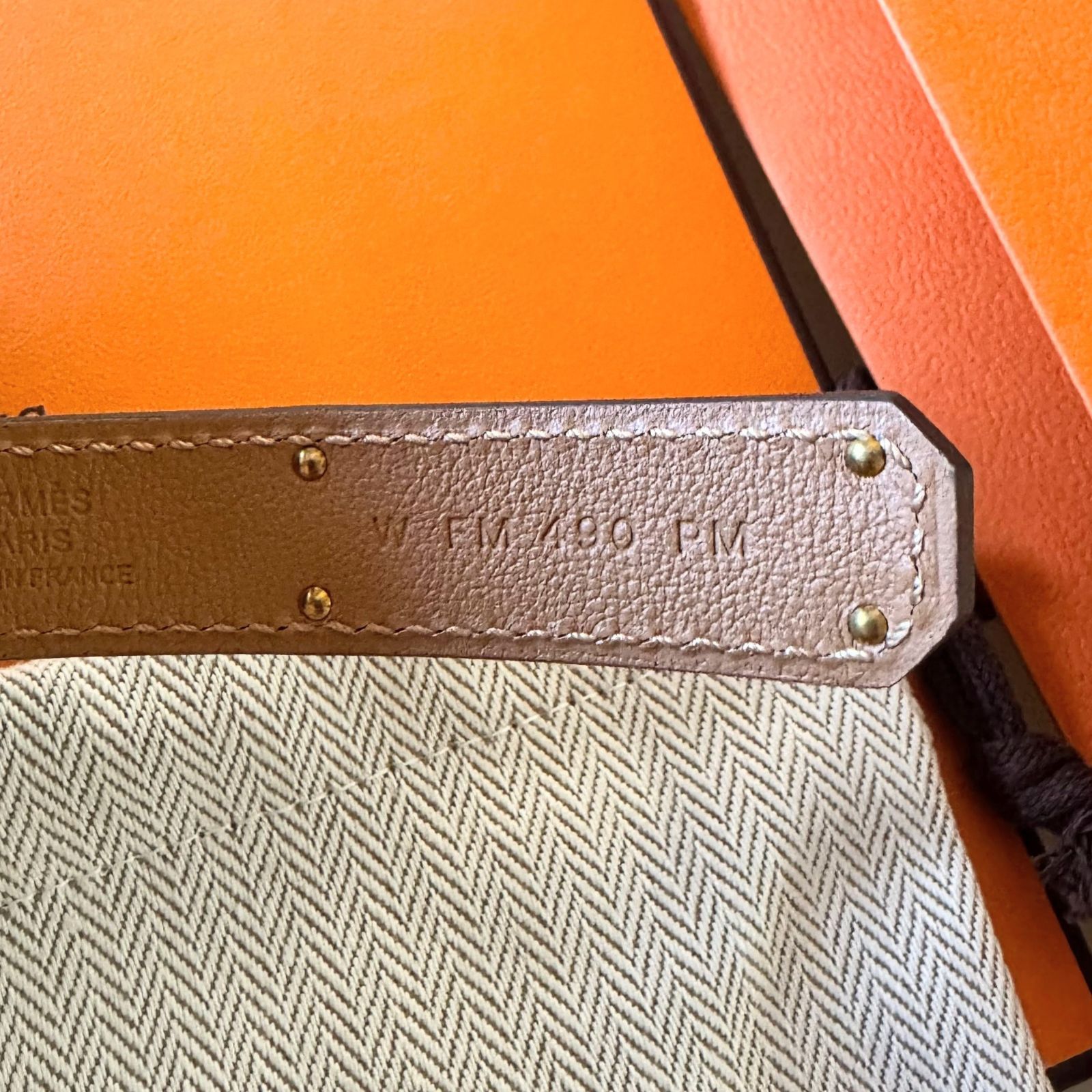 新品　HERMES ケリーベルト　エトゥープ×ゴールド　K刻印 新品未使用】 HERMES エルメス ケリーベルト18 エトゥープ