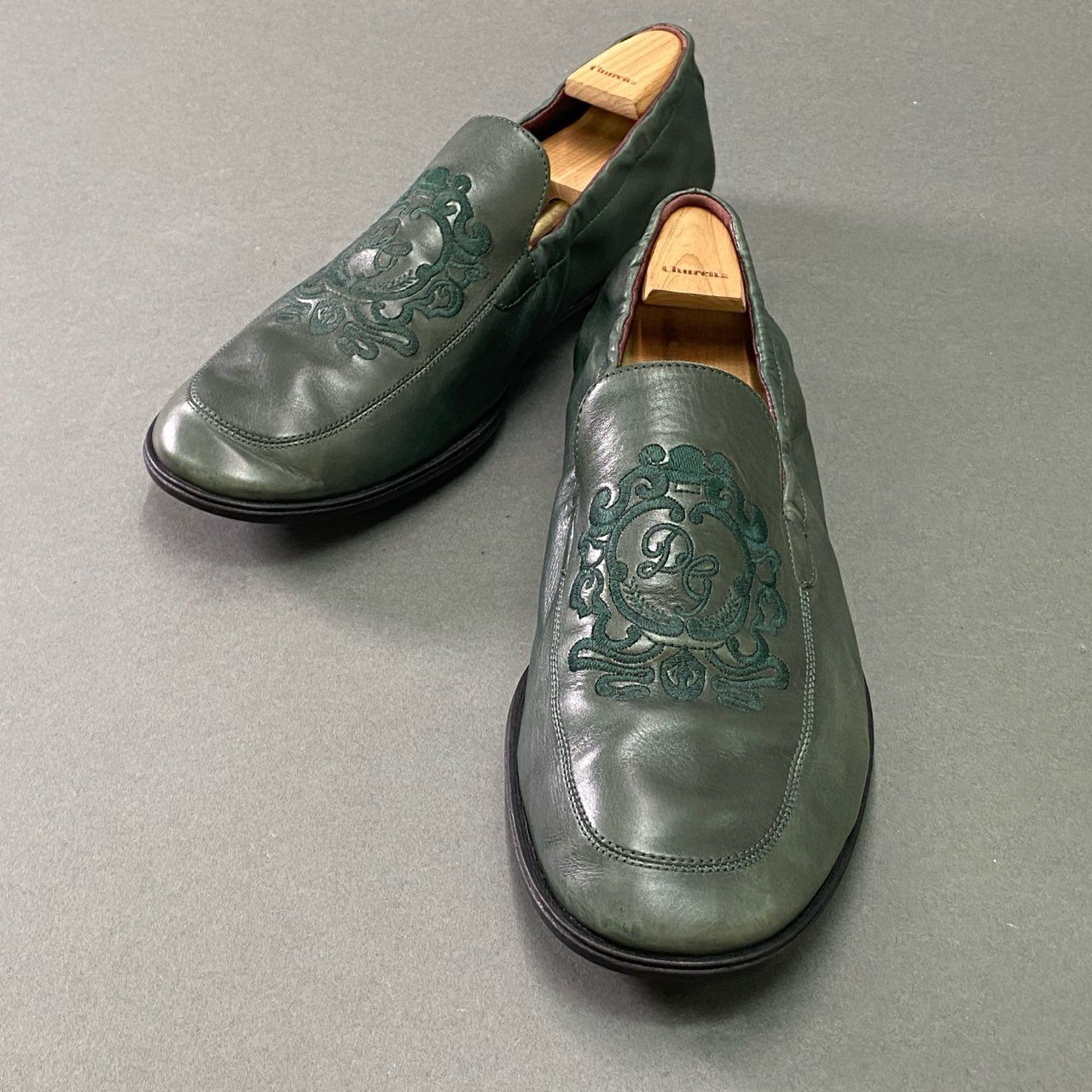 3e26 DOLCE＆GABBANA ドルチェアンドガッバーナ レザーオペラシューズ 