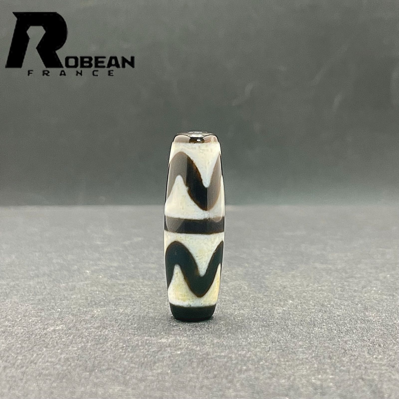 高級 EU製 定価5万円ROBEAN・チベット天珠パワーストーン アクセサリー 天然石 金運 お守り 貴重 幸運 贈り物 ギフト プレゼント 約37.5*11.7mm 1004T043