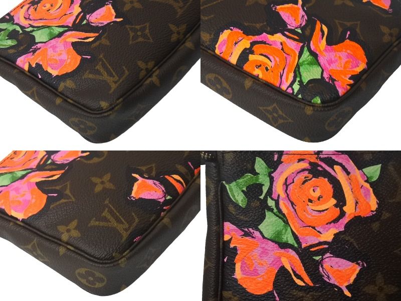 新品同様品 LOUIS VUITTON ルイ ヴィトン モノグラムローズ ポシェット  