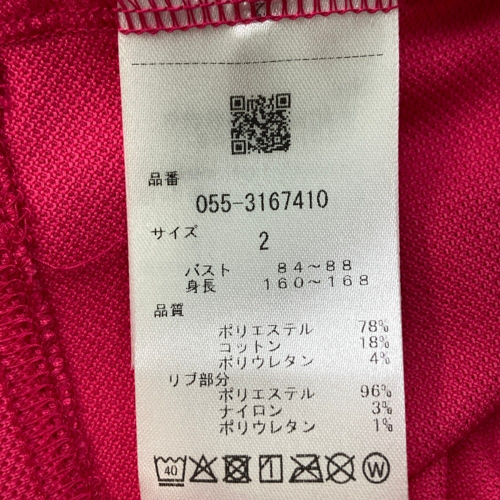 パーリーゲイツ❤️ノースリーブ❤️サイズ2 ピンク サイズ：2 PEARLY GATES パーリーゲイツ 2023年モデル フリル