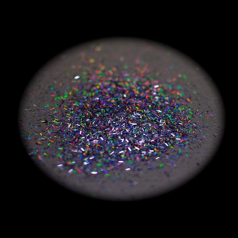 DIY MASTER ブラックレインボー ラメ フレーク ロング 0.2mmx3mm (中) 250g ブラックレインボーラメフレーク ロング 0.3mmx4.7mm (大) | カスタム