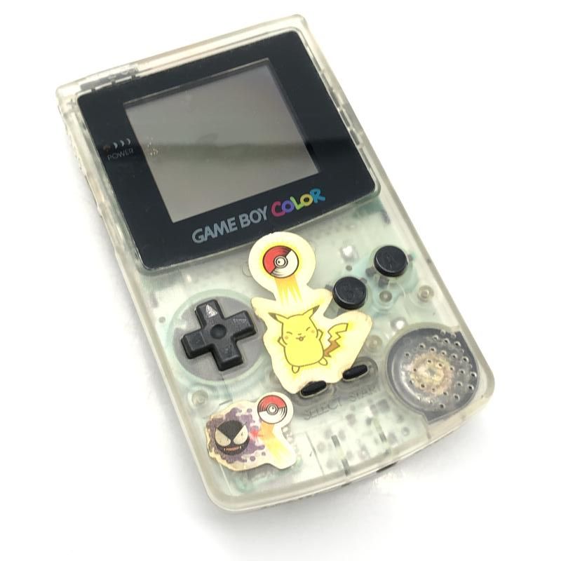 【返品?交換対象商品】 中古】本体）【ジャンク】任天堂/ゲームボーイカラー クリア/CGB その他