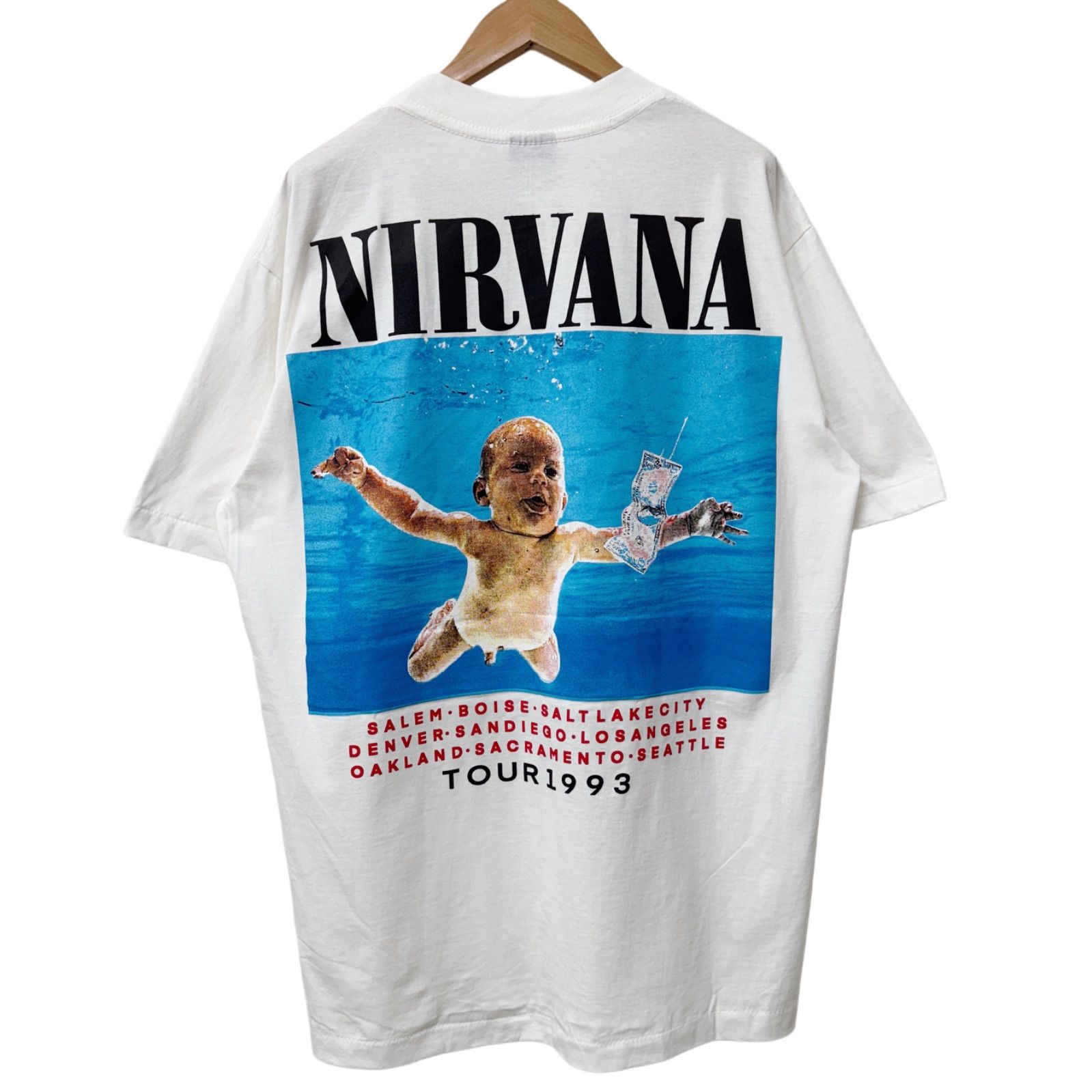 ニルヴァーナ Tシャツ XLサイズ ホワイト 90s USA製