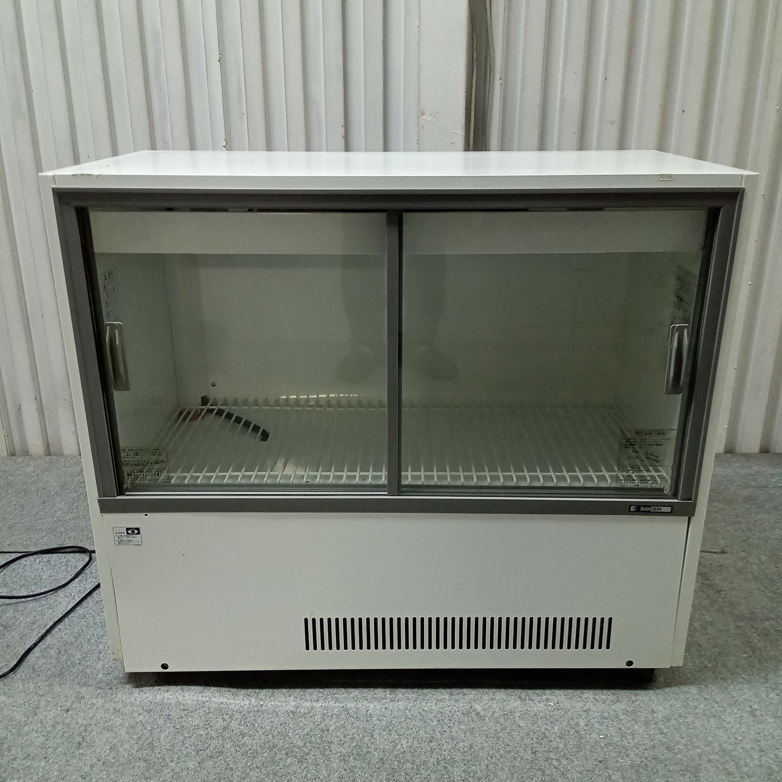 ◯ サンデン 冷蔵ショーケース MUS-U55XE 100V 105L 冷蔵 ショーケース 