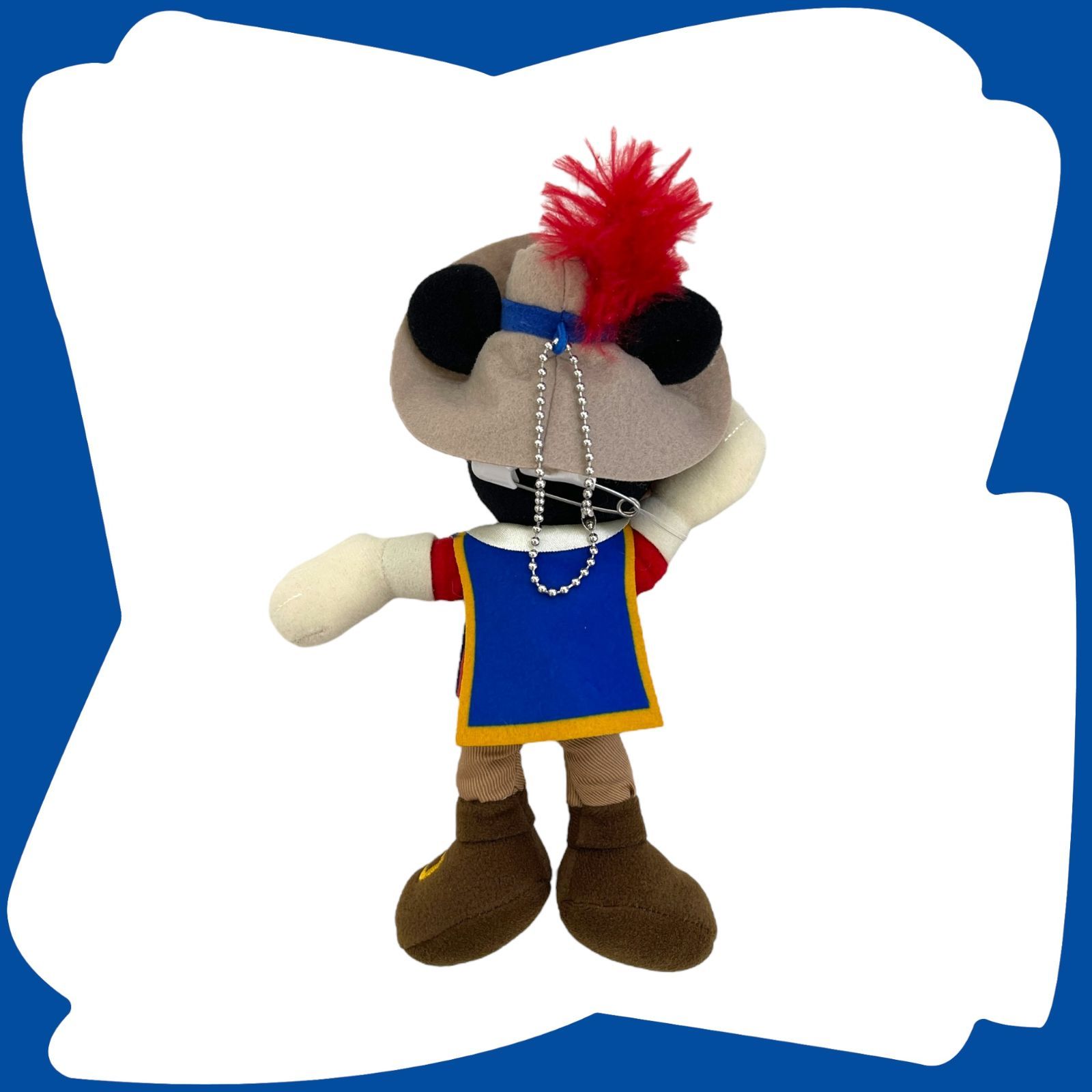 ディズニー ミッキー ドナルド グーフィー 三銃士 ぬいぐるみ バッジ