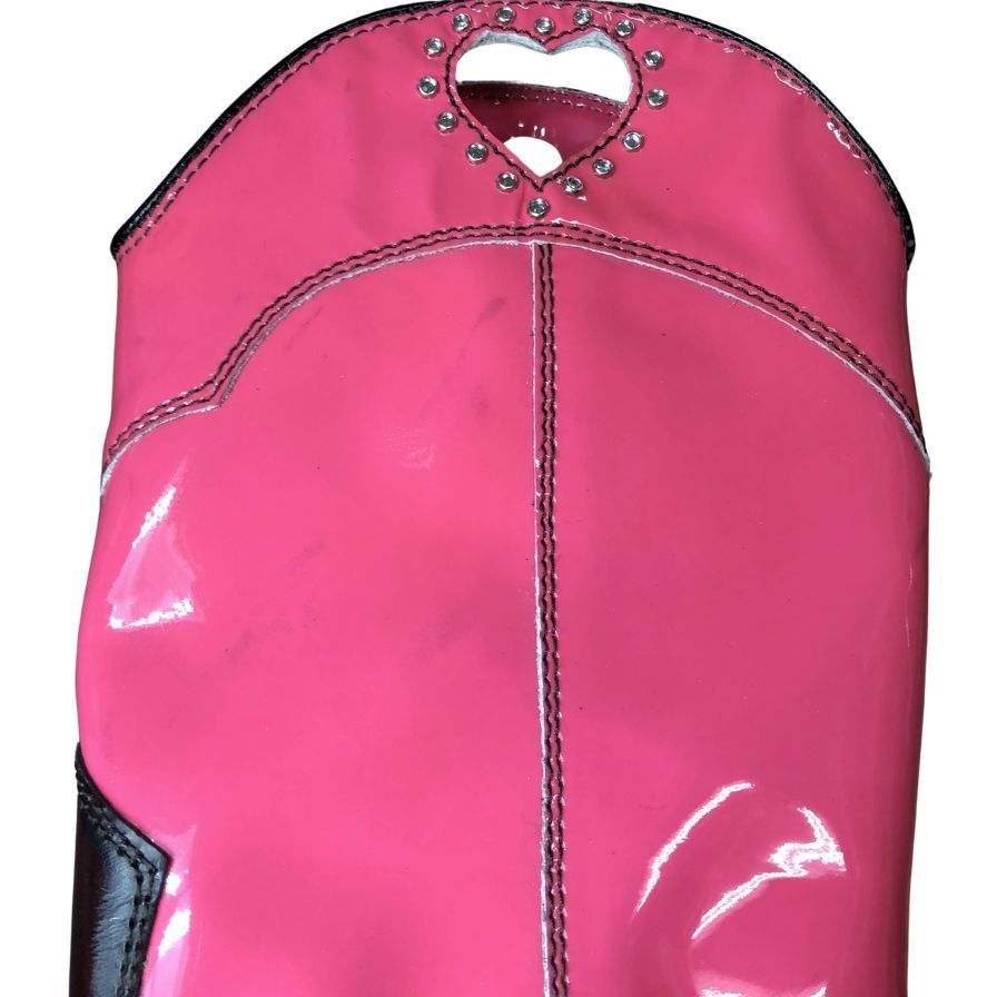 ちゃん ガニー エナメル×レザー ウエスタン ブーツ レデイース【AFC47】 楽天