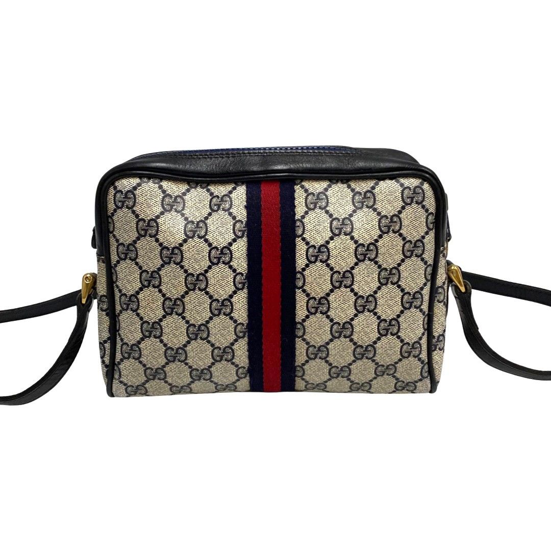 極 美品 GUCCI オールドグッチ グッチ シェリーライン GG ロゴ