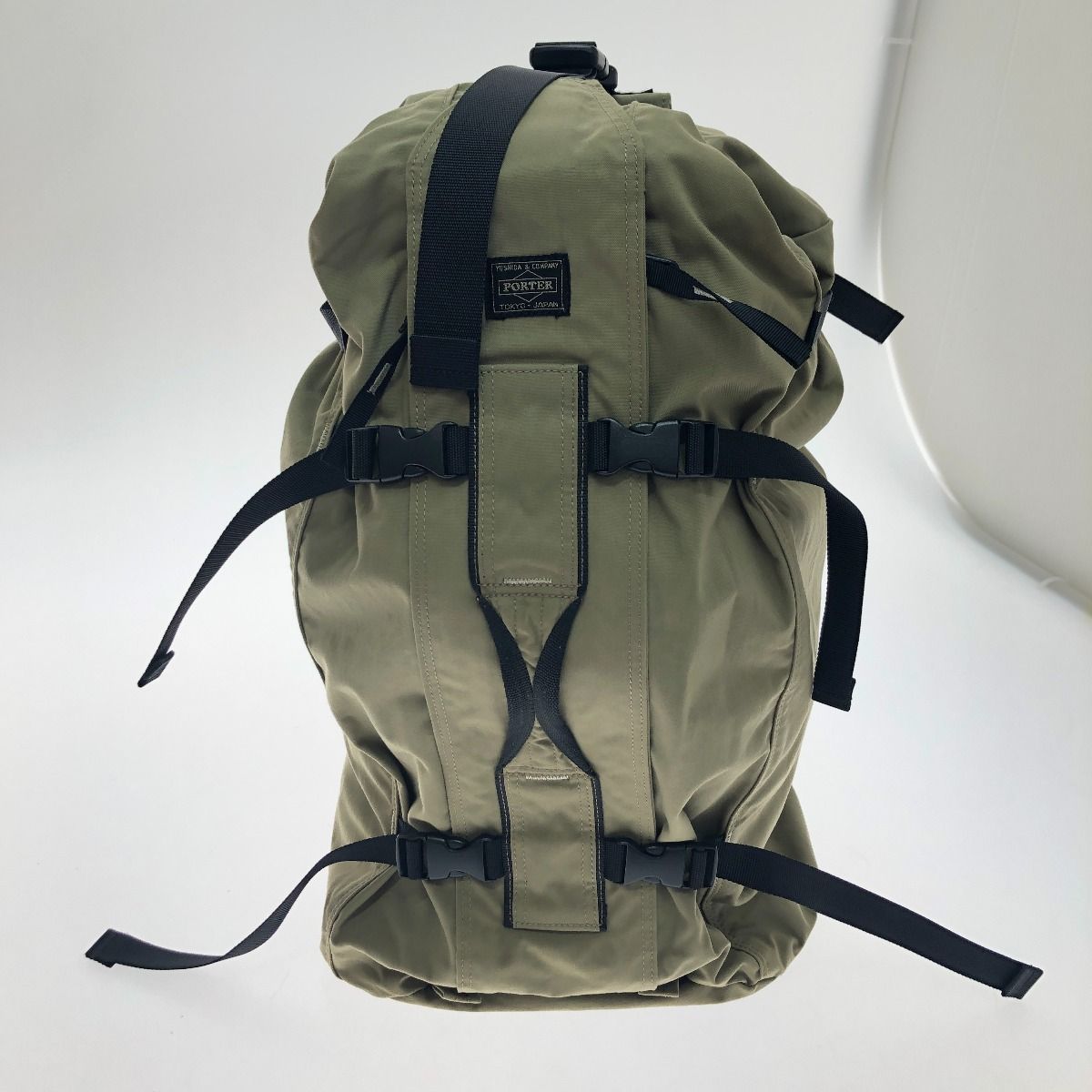 PORTER カーキ ショルダーバッグ □□PORTER ポーター ハイク ワンショルダーバッグ 718-09504