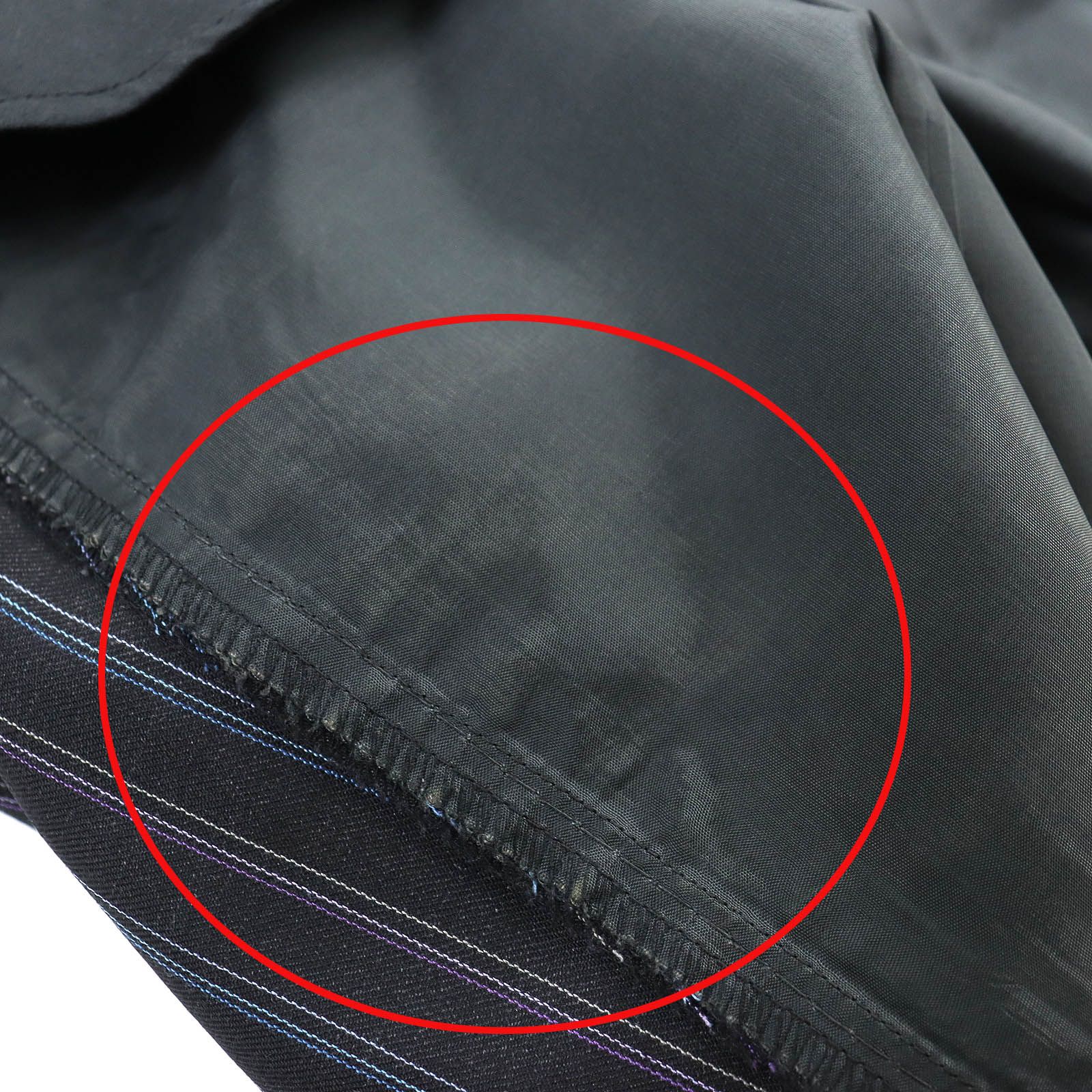 美品△Paul Smith ポールスミス ウール キュプラ マルチカラー