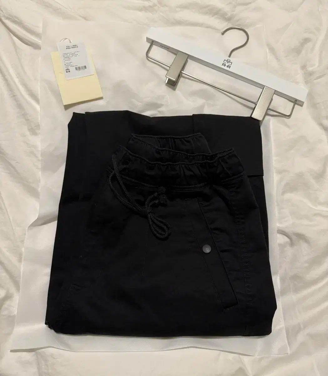 3 ポリテルー サイド カーゴ パジャマ パンツ ブラック