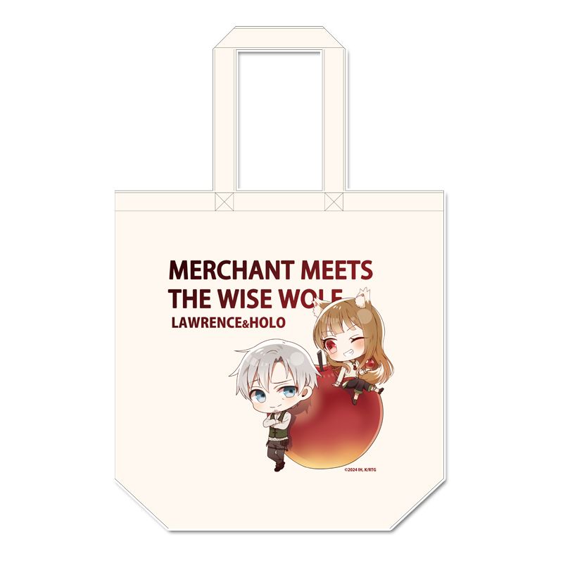 【新品/公式】狼と香辛料 MERCHANT MEETS THE WISE WOLF ぷちちょこキャンバストートバッグ【リンゴ】 公式グッズ colleize