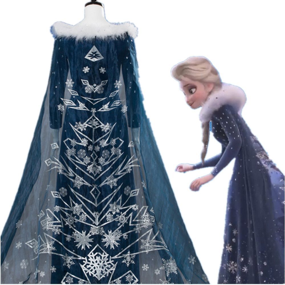 高品質】エルサ アナと雪の女王 衣装 コスプレ ドレス 高品質