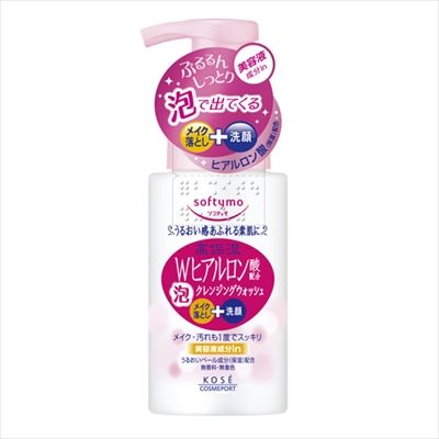 まとめ買い-36点セット ソフティモ泡クレンジングＷヒアルロン酸200ml コーセーコスメポート メイク落とし クレンジング
