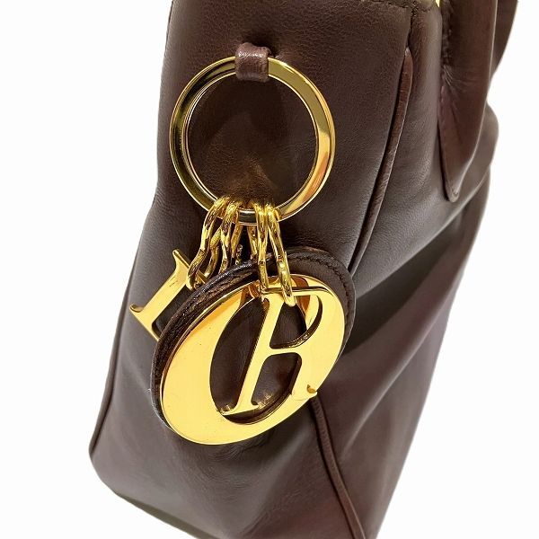 ディオール Dior カナージュ レディディオール ロゴチャーム バッグ ハンドバッグ レディース