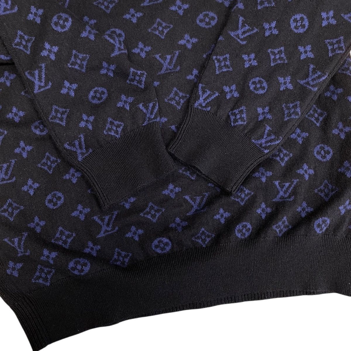 ルイヴィトン LOUIS VUITTON ハーフアンドモノグラムカシミアセーター LOUIS VUITTON - 【美品】LOUIS VUITTON ルイヴィトン ニット