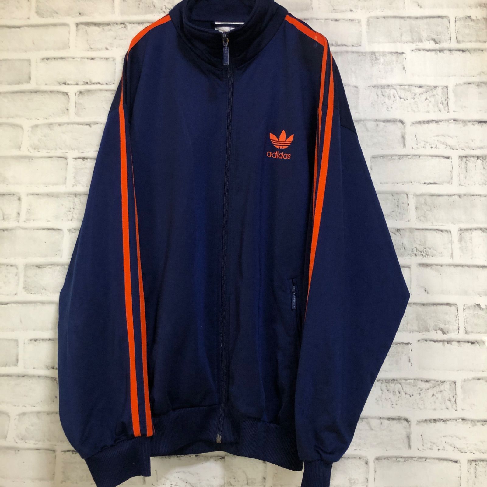 希少XL⭐️80s adidas トラックジャケット/ジャージ 刺繍トレファイル 希少XL⭐️80s adidas トラックジャケット/ジャージ 刺繍トレファイル