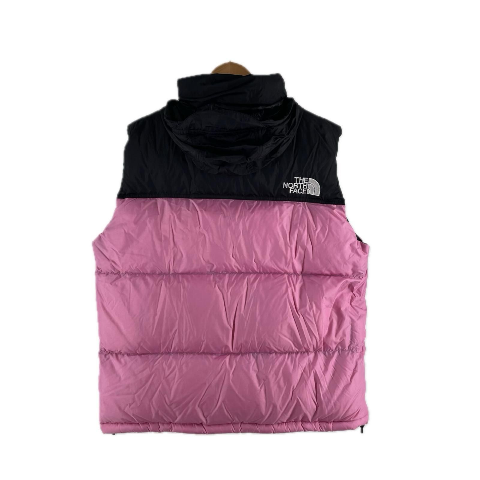 極美品 THE NORTH FACE ザ・ノースフェイス ピンク×ブラック 無地 秋冬
