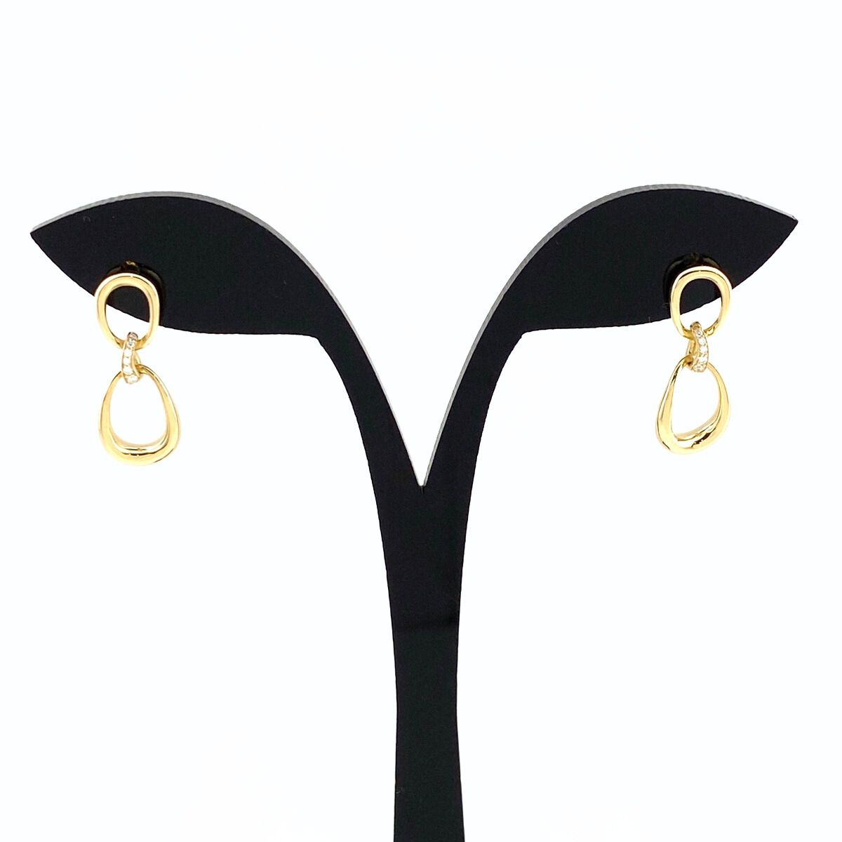 ジョージジェンセン Georg Jensen オフスプリング ピアス YG イエロー  