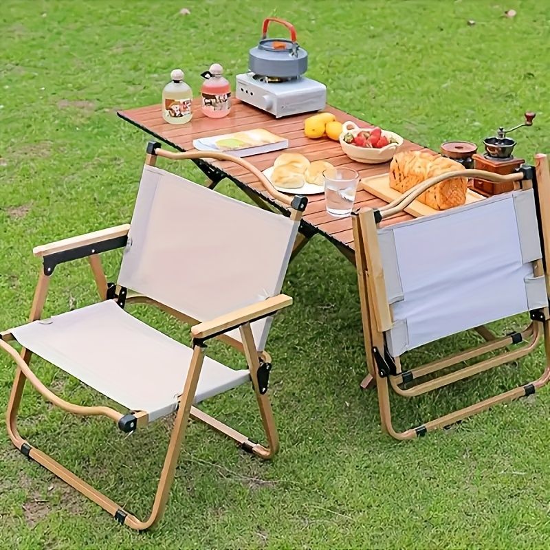 バーベキュー　屋外用　椅子テーブルセット ガーデンテーブルセット テーブル&椅子セット 新しいポータブル